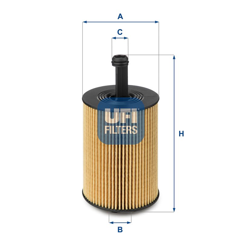 UFI 25.023.00 Filtro olio