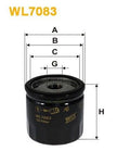 WIX FILTERS WL7083 Filtro olio