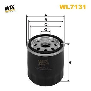 WIX FILTERS WL7131 Filtro olio