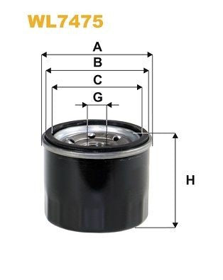 WIX FILTERS WL7475 Filtro olio