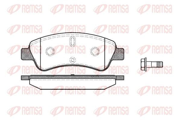 REMSA 0840.10 Kit pastiglie freni